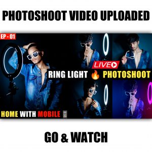 Ring Light PhotoShoot At Home With Mobile 2021