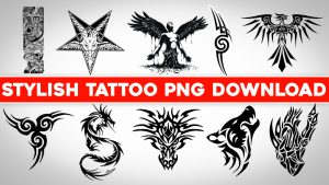 Tattoo Png HD free Download – Stylish Tattoo Download in Zip file