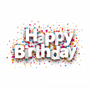 Happy Birthday Text Png