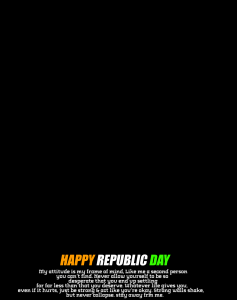 Happy Republic Day Text PNG