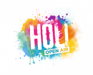 Holi text PNG