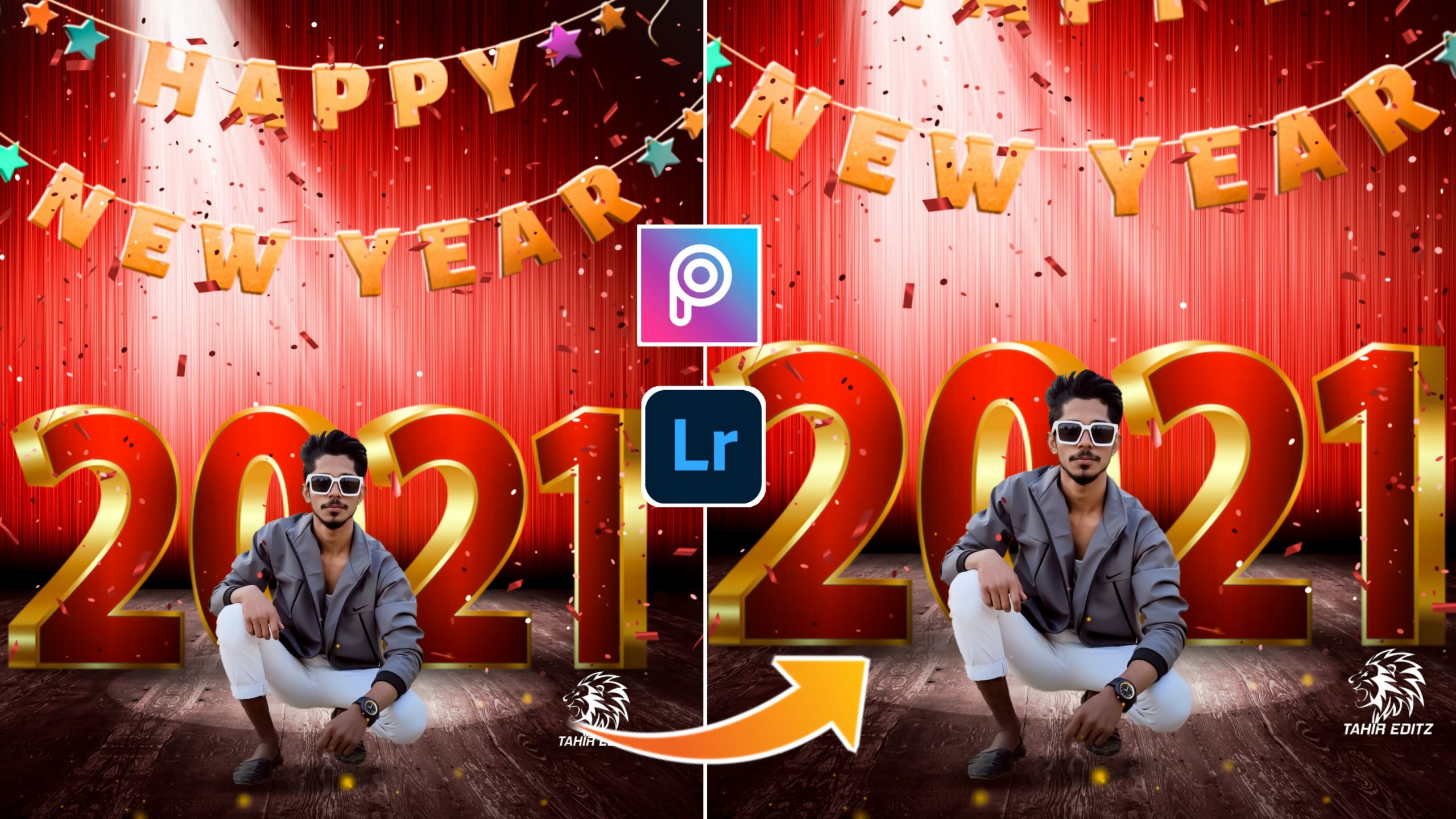 Happy New Year 2021 Special Photo Editing Tutorial in Picsart Download  Backgroud And PNG - Tahir Editz