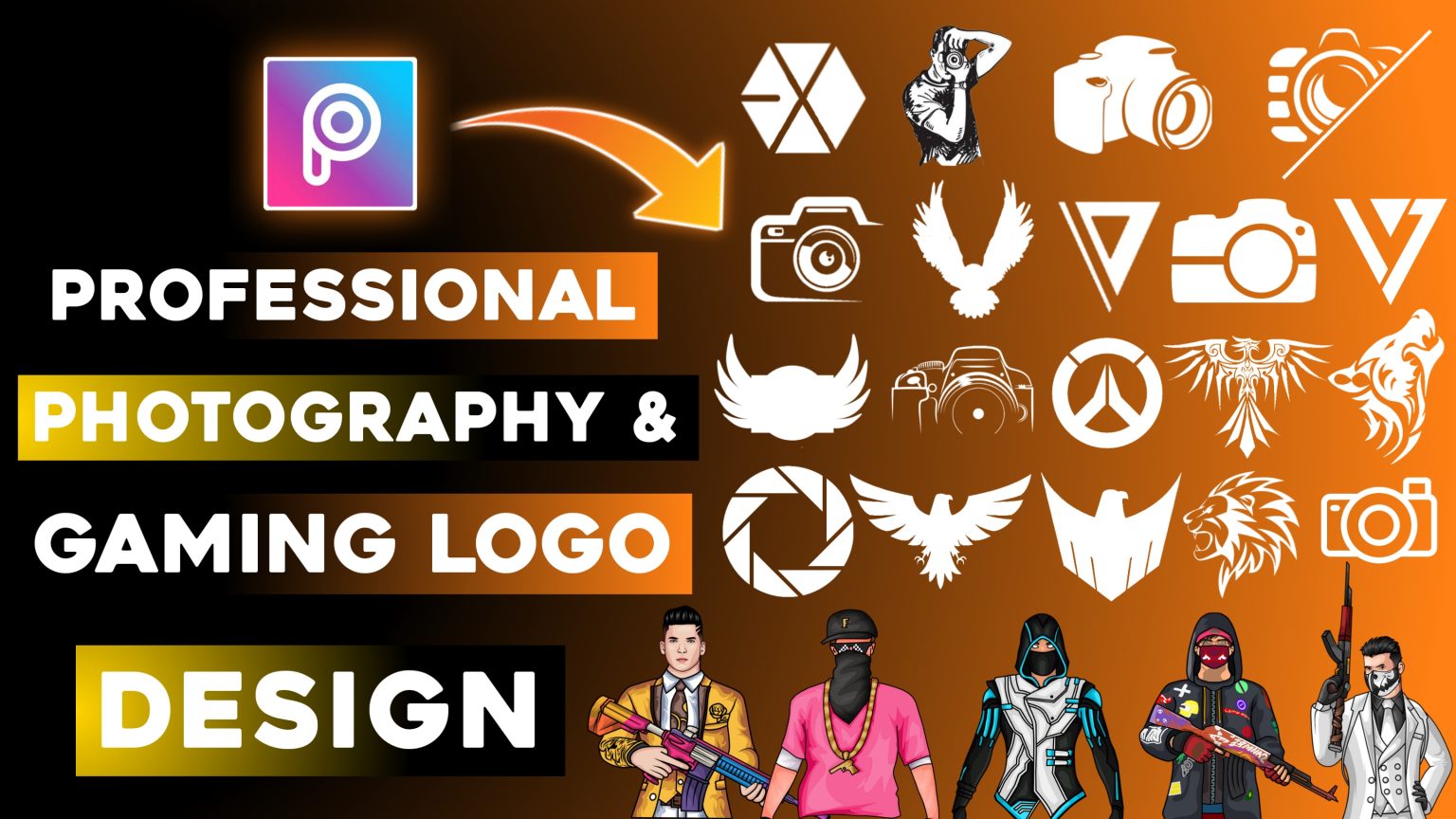 Photography Logo PNG Image Free Download For PicsArt & Photoshop