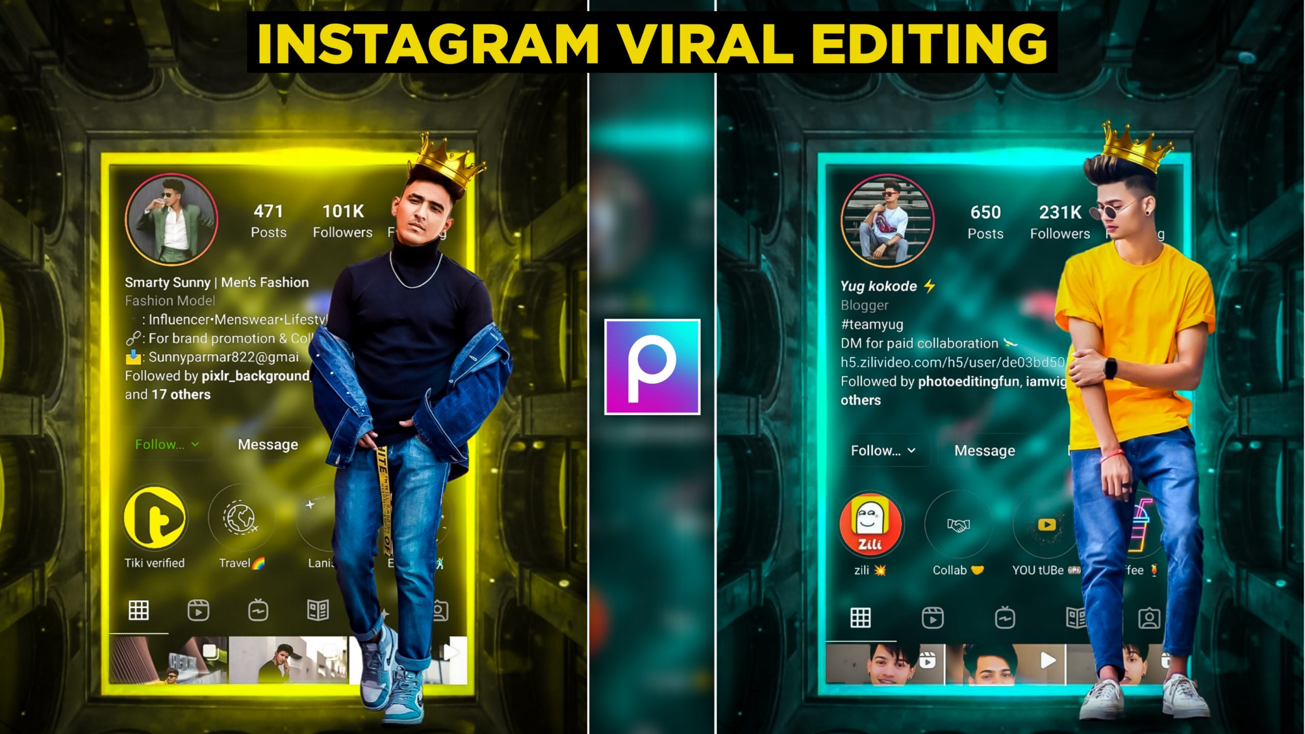 Instagram Viral Profile Photo Editing Download Full HD Background And PNG -  Tahir Editz