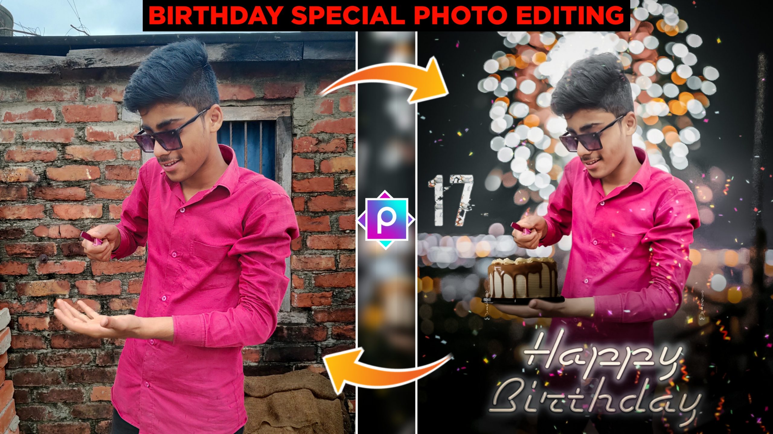 Happy Birthday Special Editing In PicsArt Download Backgroud And PNG -  Tahir Editz
