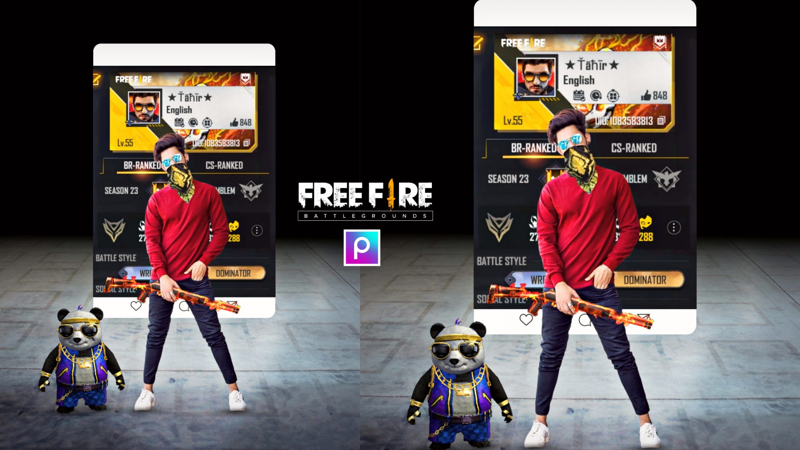 Free Fire 3D Photo Editing Download Backgroud And PNG - Tahir Editz