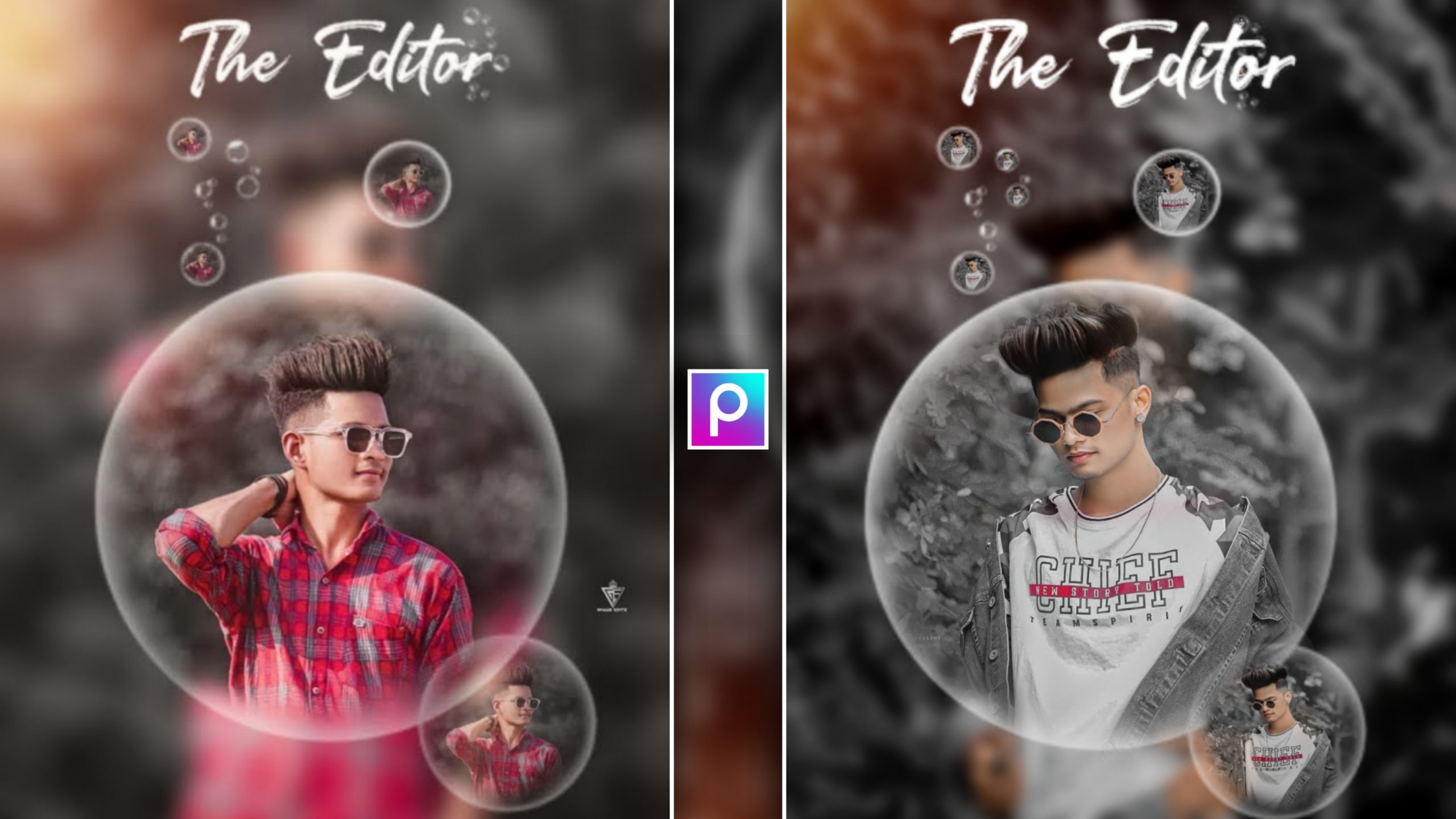 PicsArt Creative Bubbles Photo Editing Download Backgroud And PNG