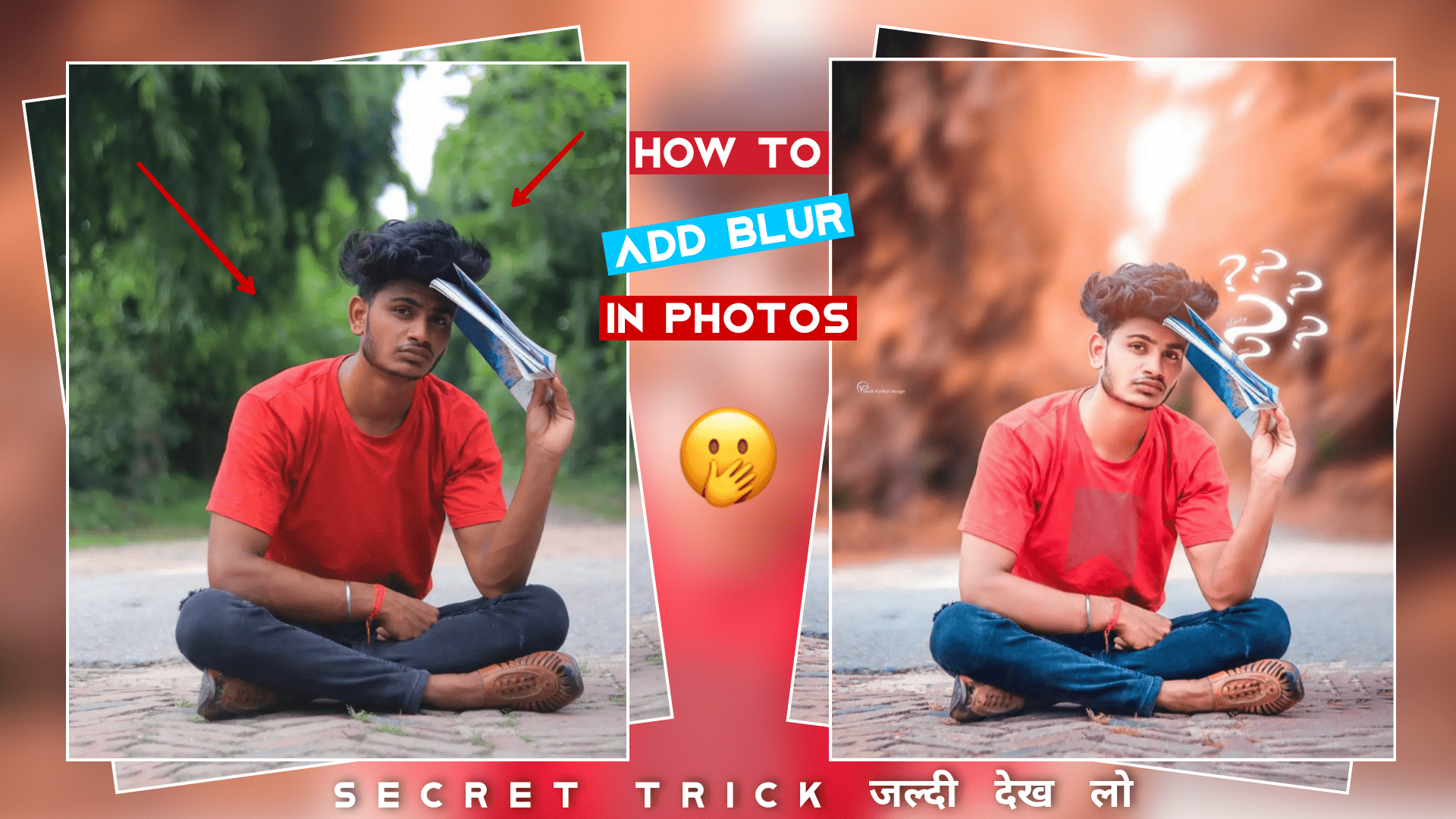 how to blur background in picsart