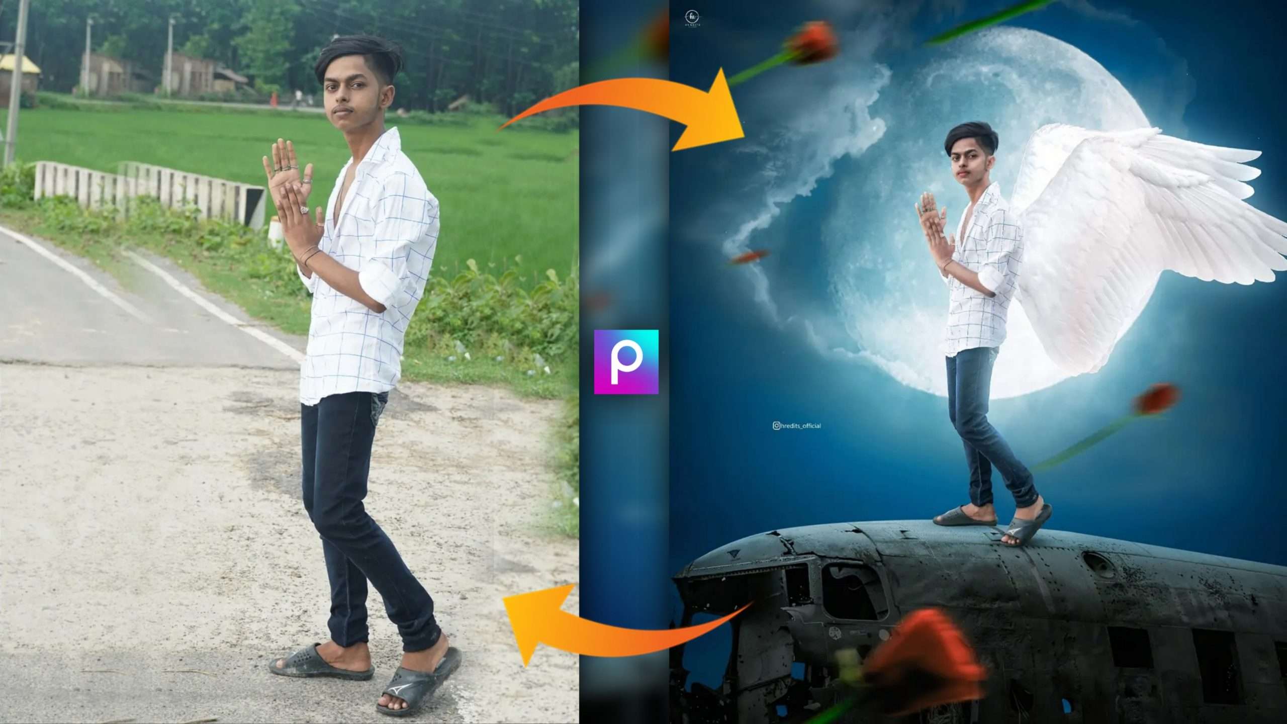 PicsArt Wings Photo Editing Download Background And PNG - Tahir Editz