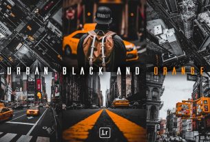 Urban Black & Orange - Lightroom Mobile Presets Download