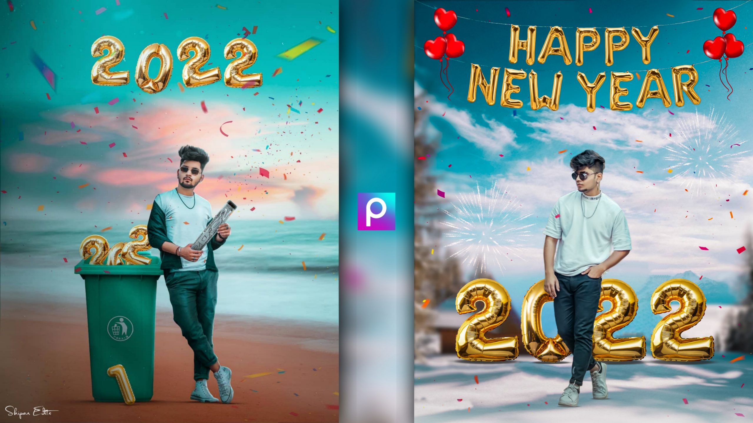Happy New Year 2022 Photo Editing in PicsArt Download Background And PNG -  Tahir Editz
