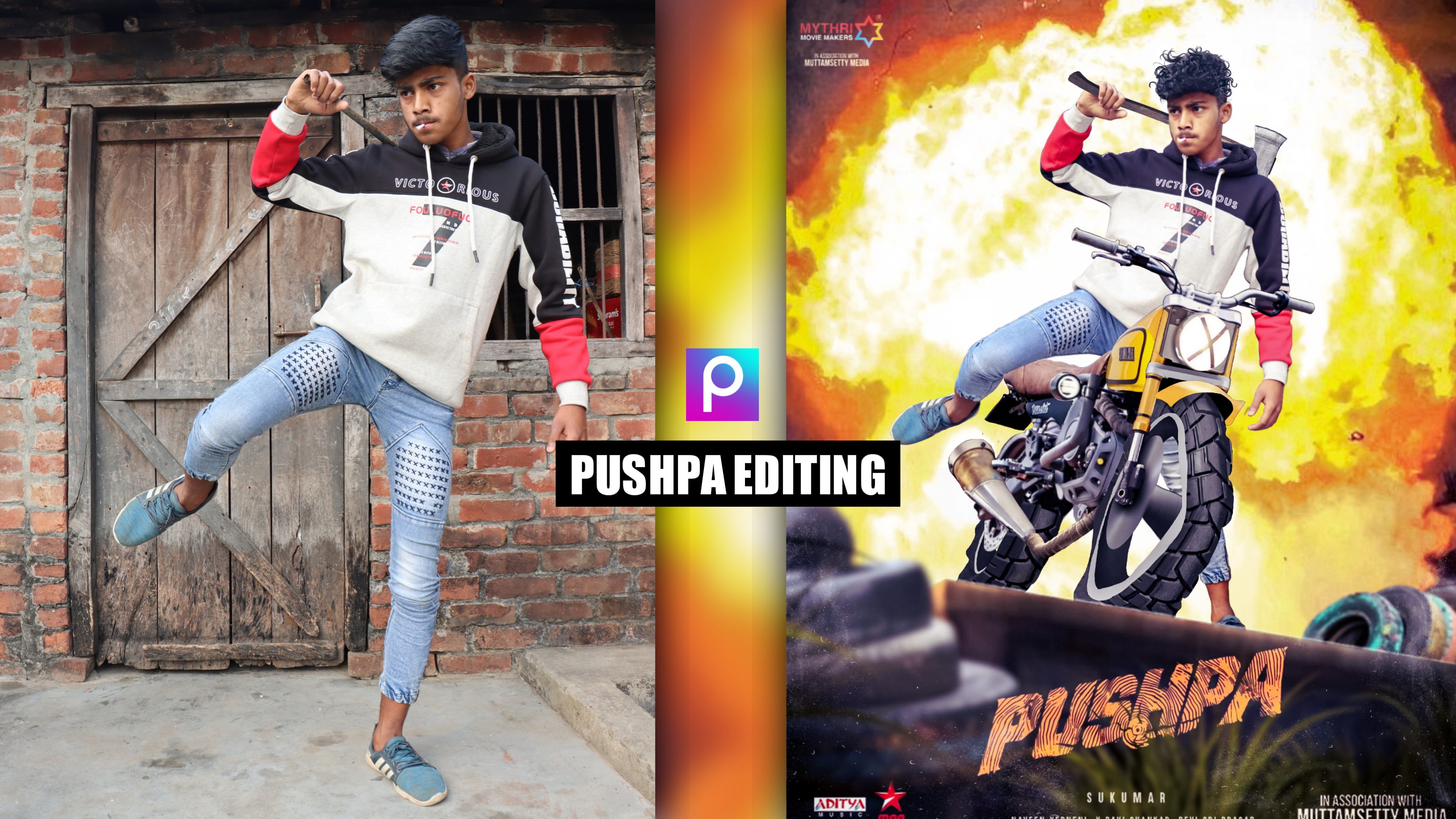 Pushpa Movie Photo Editing in PicsArt Archives - Tahir Editz
