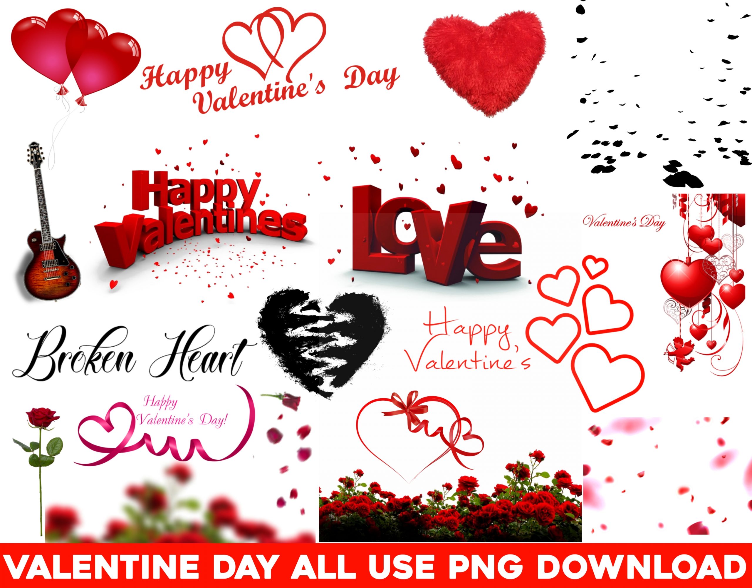 Valentine Day Text PNG Download - Tahir Editz