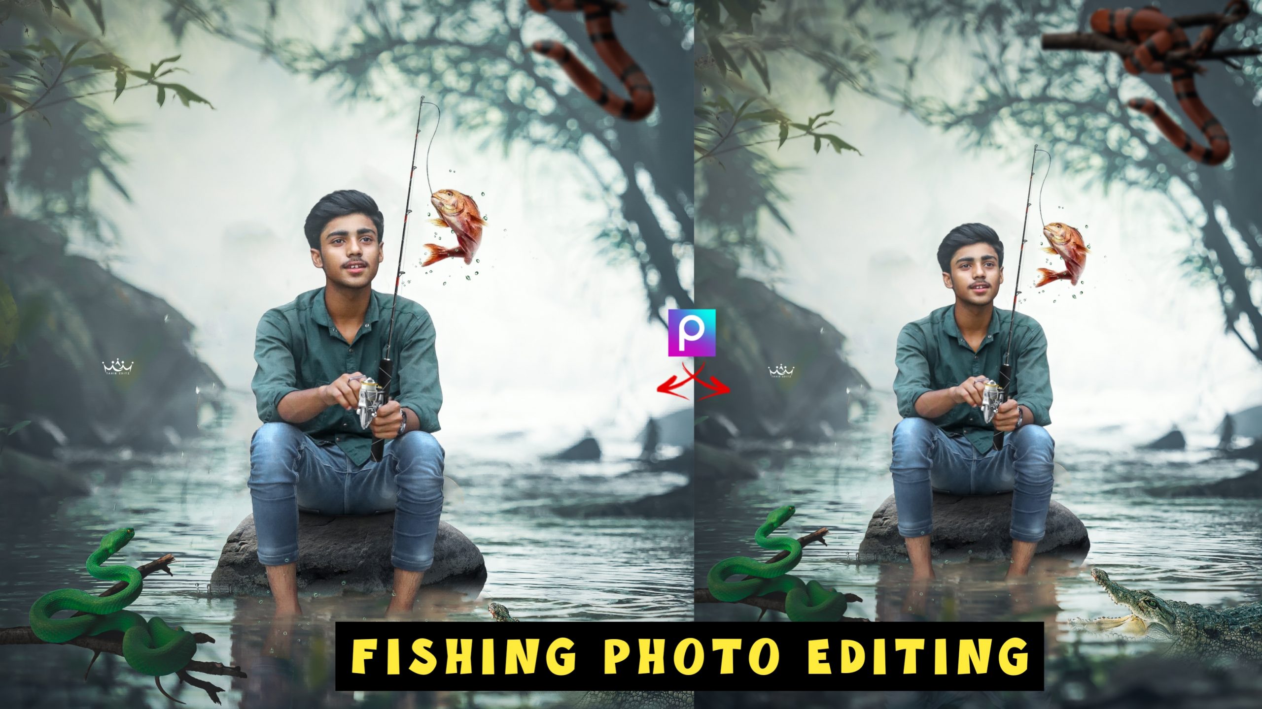 PicsArt Fishing Concept Photo Editing Download Background And PNG - Tahir  Editz