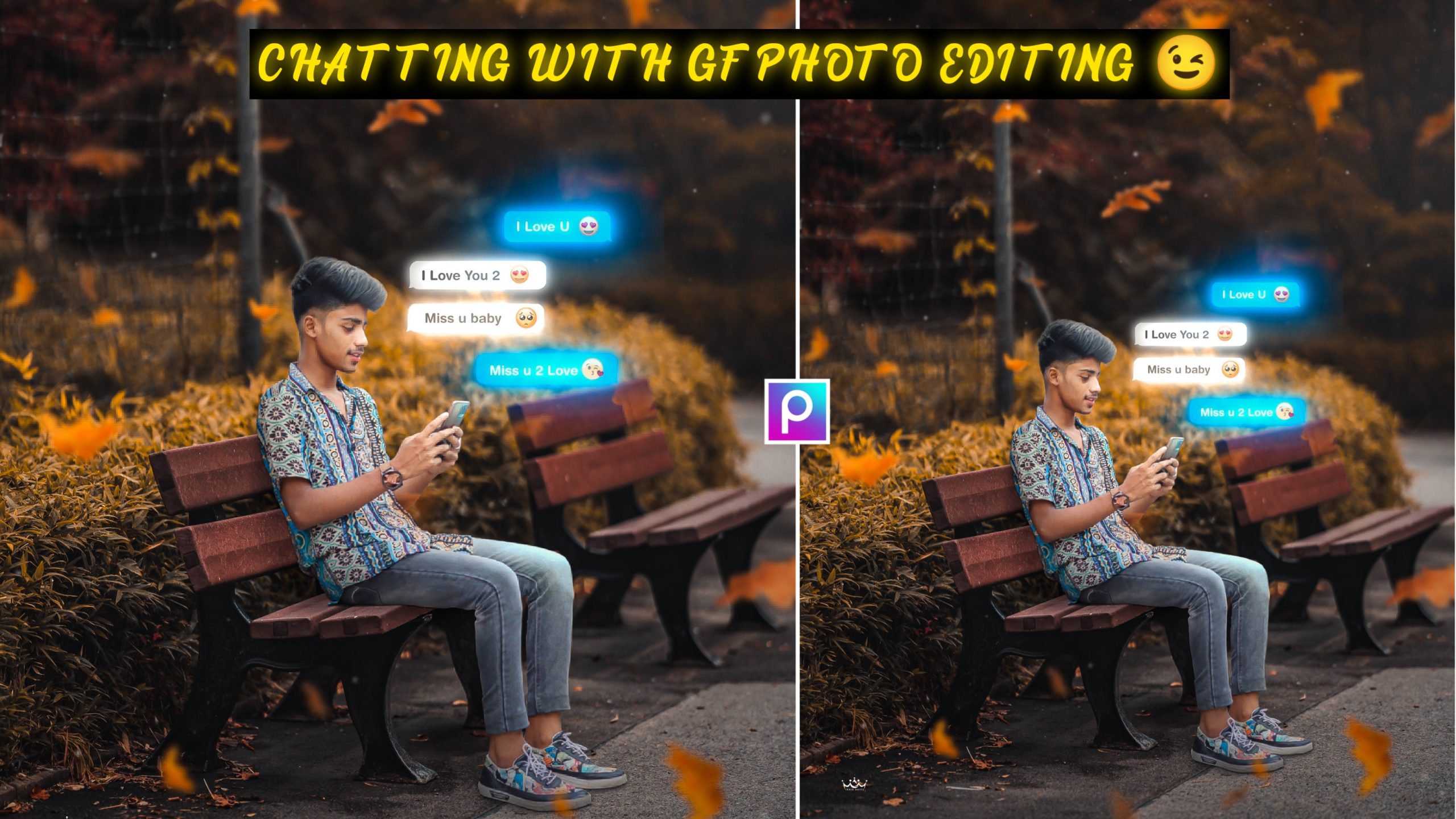 Chatting With GF Photo Editing Download Background And PNG - Tahir Editz