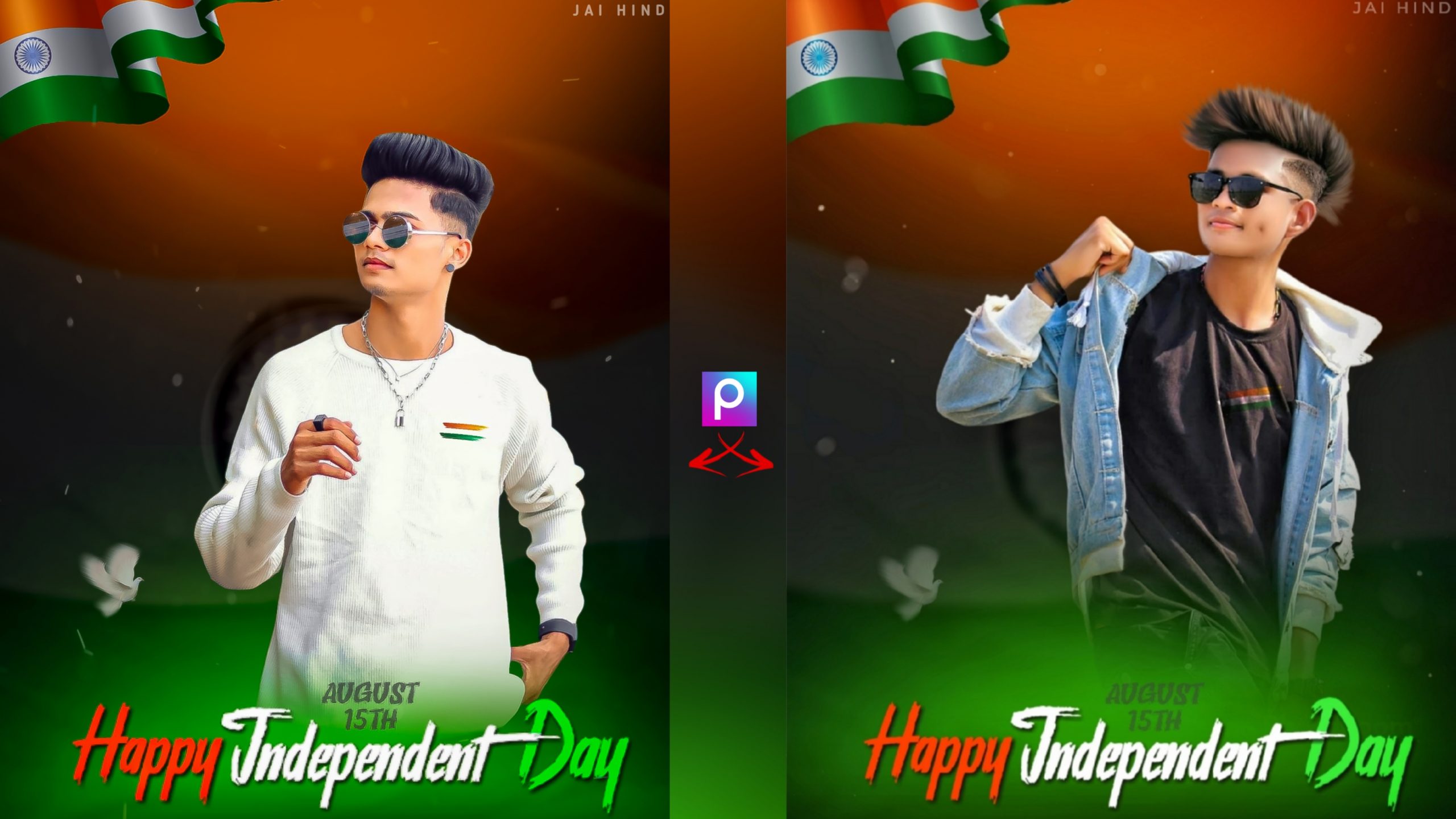 15 August Photo Editing in PicsArt Download Background And PNG - Tahir Editz