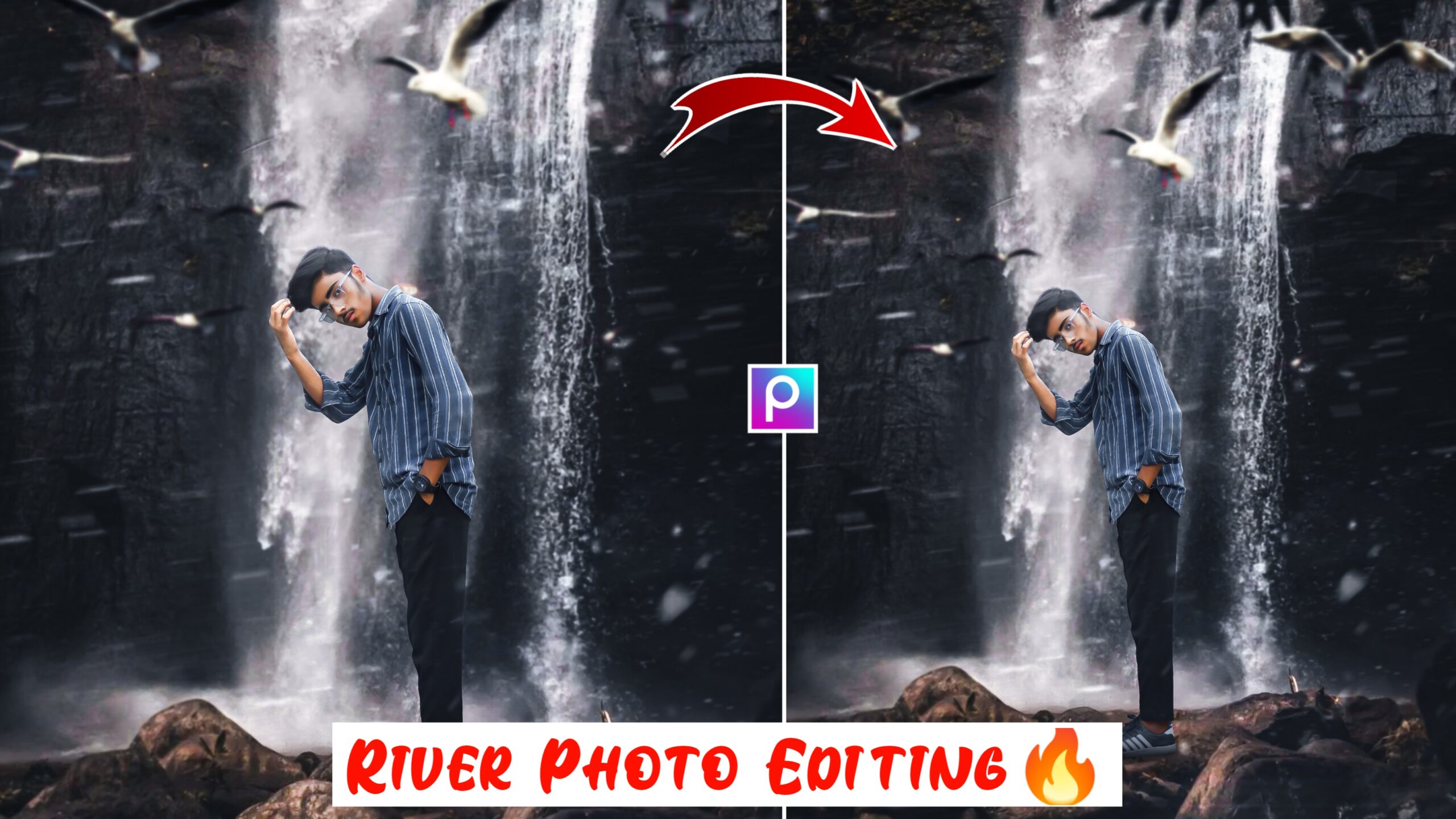 River Mountain Photo Editing in Picsart Download Background and a png -  Tahir Editz
