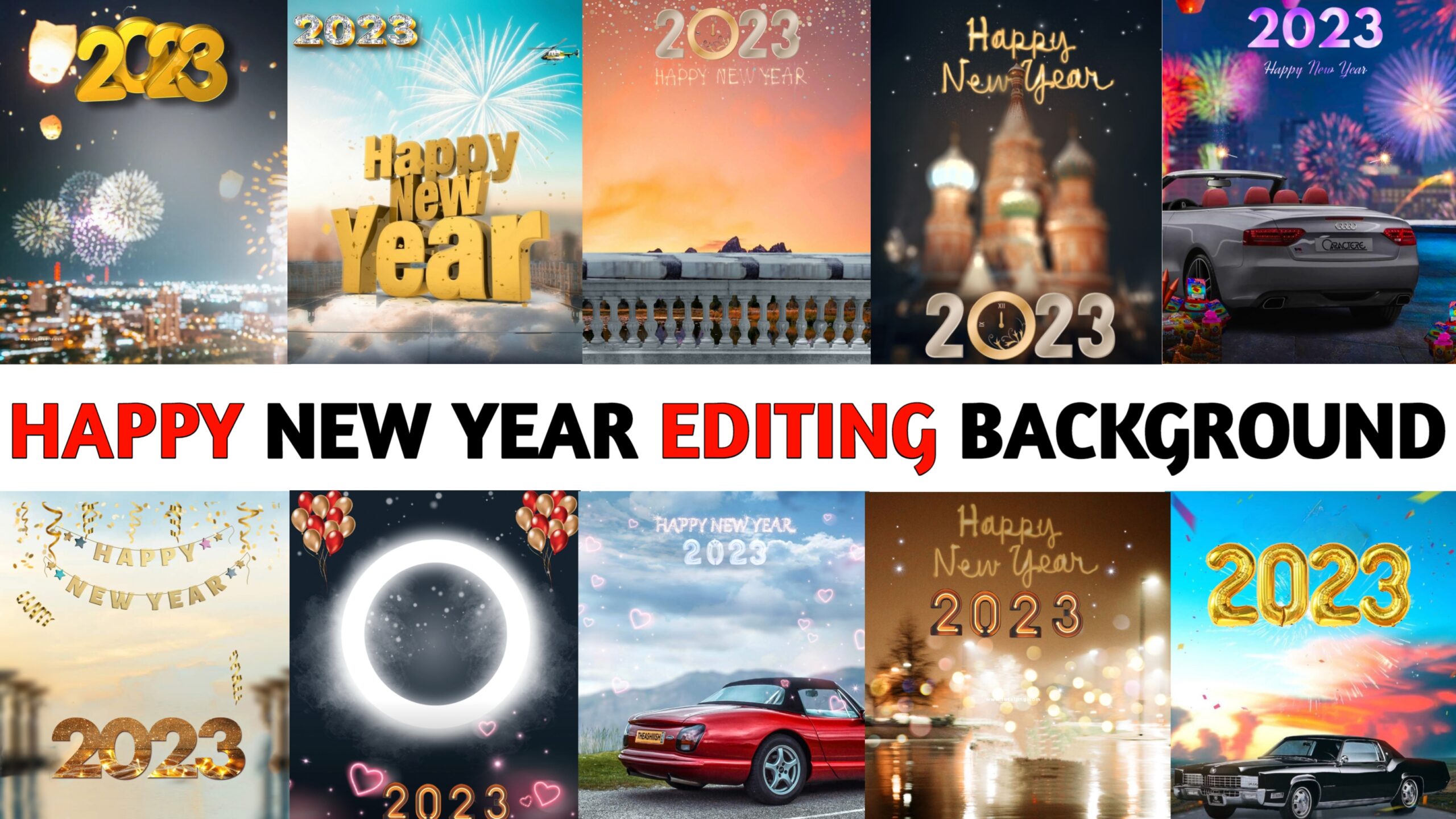 1000+ Happy New Year 2023 Editing Background Download Free HD - Tahir Editz